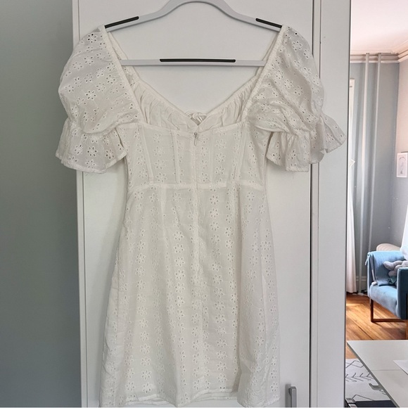 Sabo Skirt White Harleigh Eyelet Dress - Picture 5 of 7